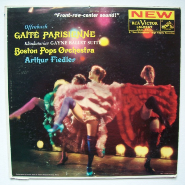 Jacques Offenbach (1819-1880) • Gaité Parisienne LP • Arthur Fiedler