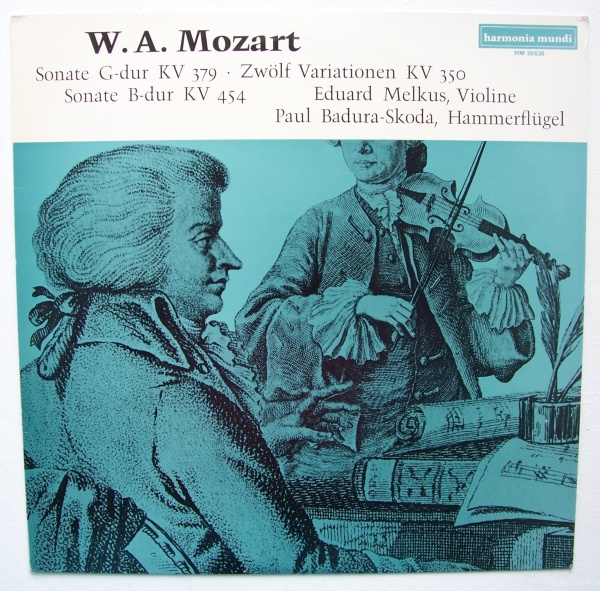 Mozart (1756-1791) • Sonaten für Violine und Klavier LP • Eduard Melkus