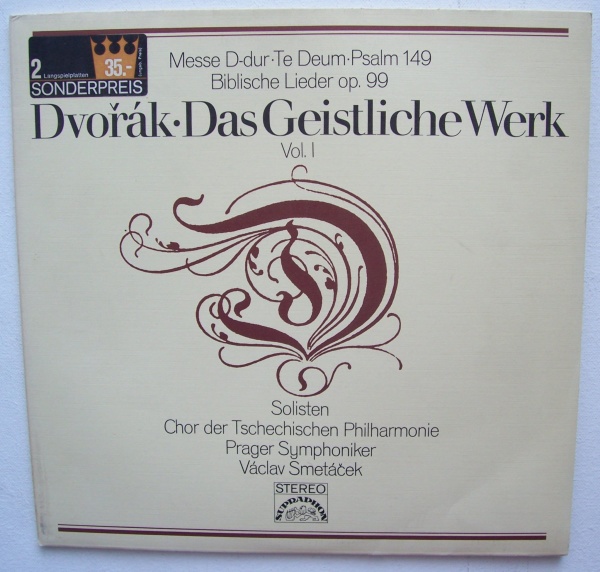 Antonin Dvorak (1841-1904) - Das Geistliche Werk Vol. 1 2 LPs