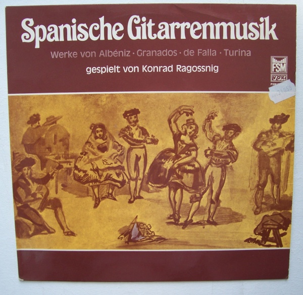Konrad Ragossnig • Spanische Gitarrenmusik LP