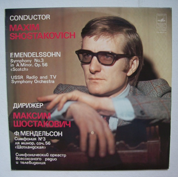 Maxim Shostakovich: Mendelssohn-Bartholdy • Symphony No. 3 "Scotch" LP