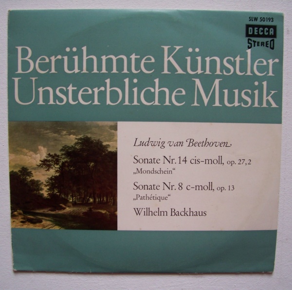 Ludwig van Beethoven (1770-1827) • Sonate Nr. 14 10" • Wilhelm Backhaus