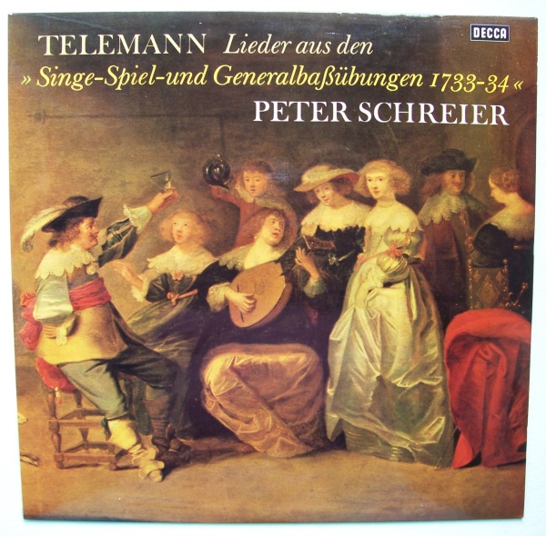 Telemann (1681-1767) • Lieder aus den Singe-Spiel- und Generalbaßübungen 1733-34 LP