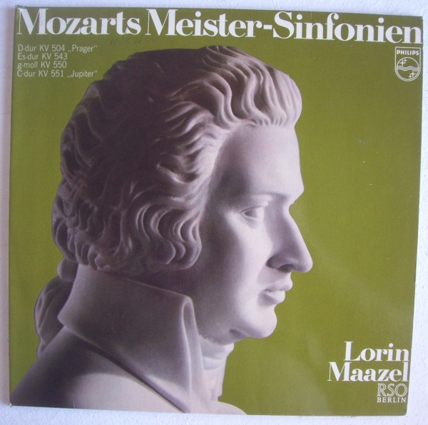 Wolfgang Amadeus Mozart (1756-1791) • Meister-Sinfonien 2 LPs • Lorin Maazel