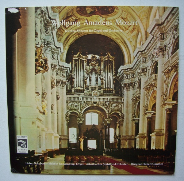 Wolfgang Amadeus Mozart (1756-1791) • Kirchen-Sonaten für Orgel und Orchester LP