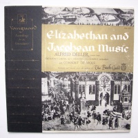 Alfred Deller • Elizabethan and Jacobean Music LP