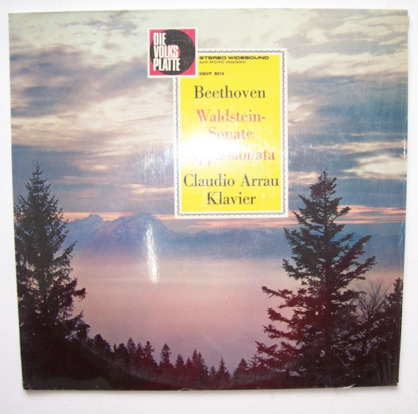 Ludwig van Beethoven (1770-1827) • Waldstein-Sonate LP • Claudio Arrau