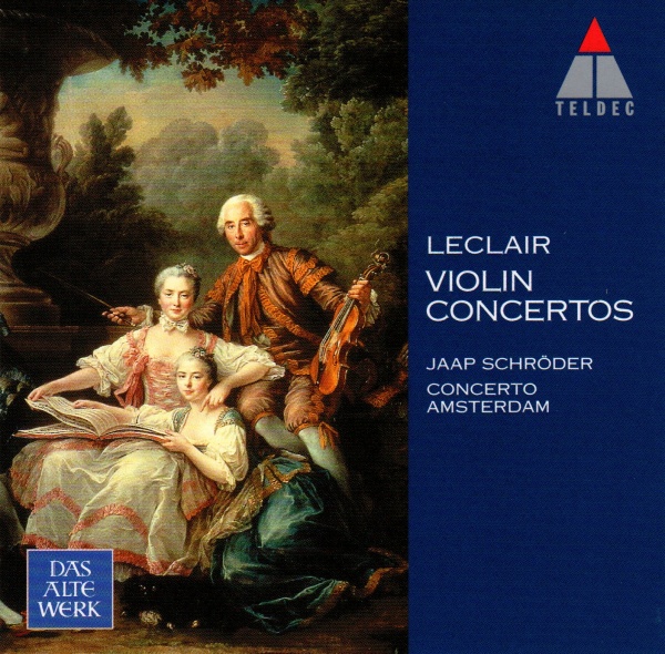 Jean-Marie Leclair (1697-1764) • Violin Concertos CD • Jaap Schröder