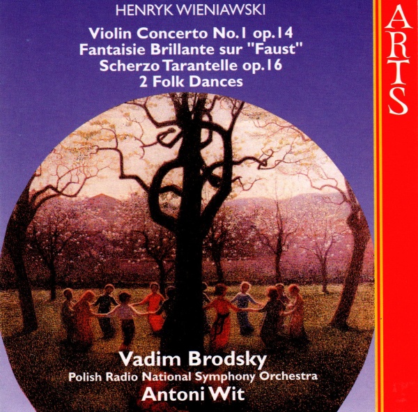 Henryk Wieniawski (1835-1880) • Violin Concerto No. 1 op. 14 CD • Vadim Brodsky