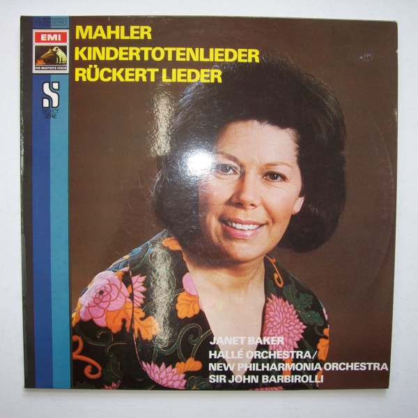 Janet Baker: Gustav Mahler (1860-1911) • Kindertotenlieder LP