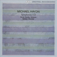 Michael Haydn (1737-1806) • Symphonies 1-3 CD