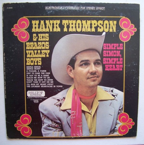 Hank Thompson • Simple Simon, simple Heart LP