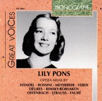 Lily Pons • Great Voices CD