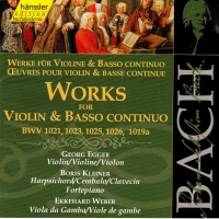 Johann Sebastian Bach (1685-1750) • Works for Violin & Basso continuo CD