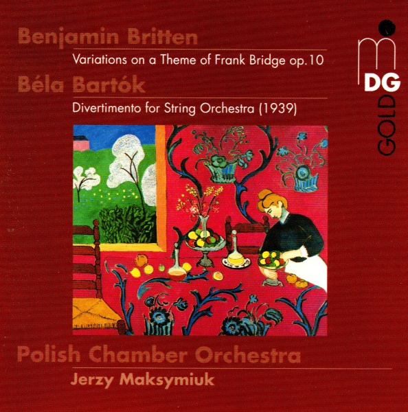 Benjamin Britten (1913-1976) / Béla Bartók (1881-1945) - Music For Chamber Orchestra CD
