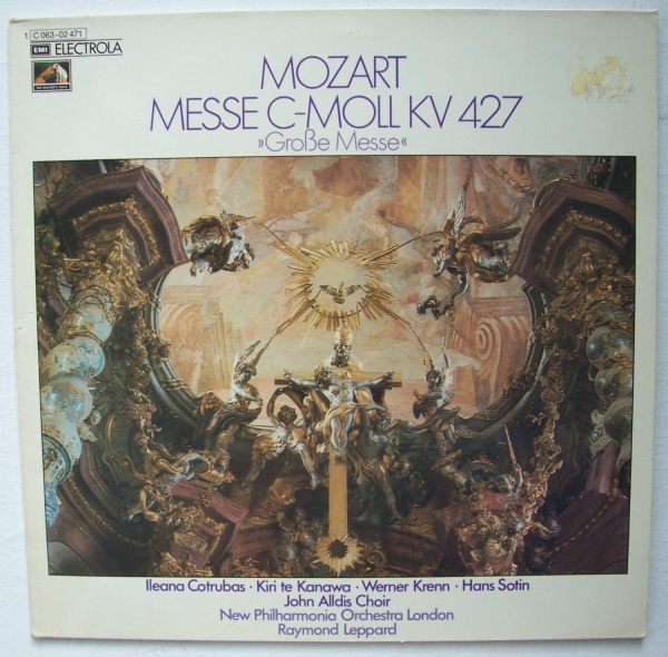 Wolfgang Amadeus Mozart (1756-1791) • Messe C-moll KV 427 "Große Messe" LP