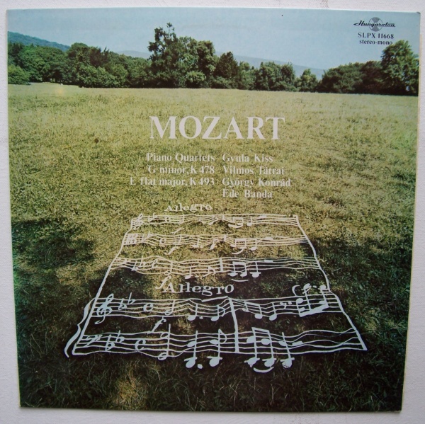 Mozart (1756-1791) • Piano Quartets G minor KV 478 & E flat major KV 493 LP