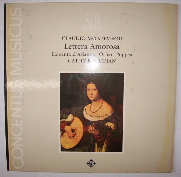Claudio Monteverdi (1567-1643) – Lettera Amorosa LP - Cathy Berberian