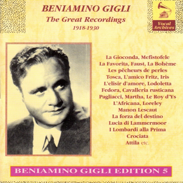 Beniamino Gigli • The great Recordings (1918-1930) 4 CDs