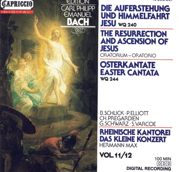 C. P. E. Bach (1714-1788) • Die Auferstehung und Himmelfahrt Jesu 2 CDs