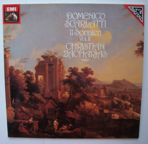 Domenico Scarlatti (1685-1757) - 11 Sonaten Vol. II LP - Christian Zacharias