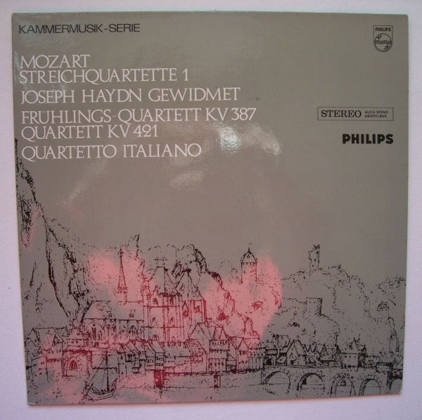 Wolfgang Amadeus Mozart (1756-1791) • Streichquartette 1 LP • Quartetto Italiano