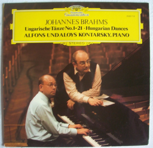 Alfons & Aloys Kontarsky: Johannes Brahms (1833-1897) • Ungarische Tänze LP