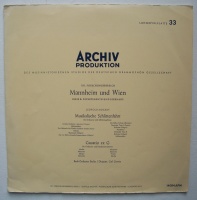 Mannheim und Wien • Divertimento und Serenade LP