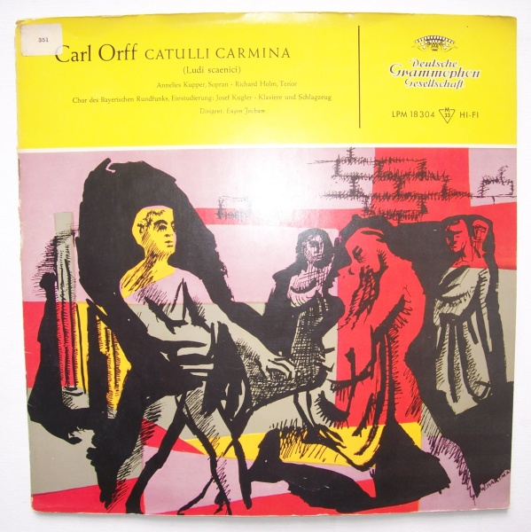 Carl Orff (1895-1982) • Catulli Carmina LP • Eugen Jochum