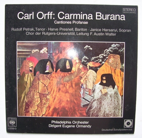 Carl Orff (1895-1982) – Carmina Burana LP - EUGENE ORMANDY