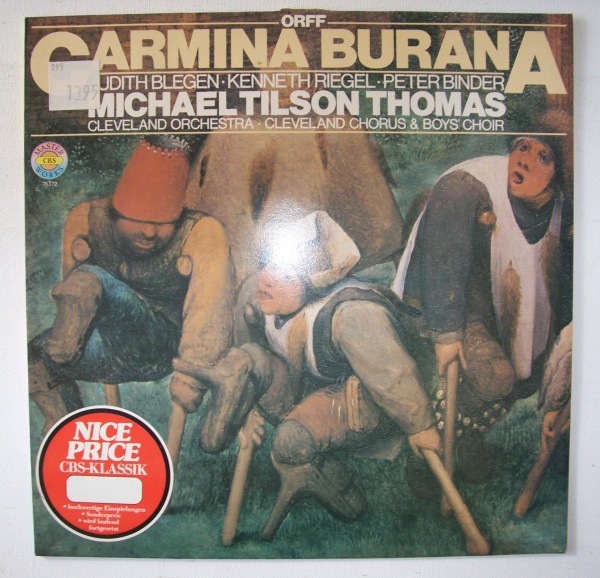 Carl Orff (1895-1982) – Carmina Burana LP - MICHAEL TILSON-THOMAS