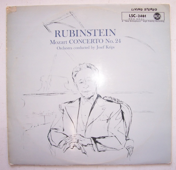 Wolfgang Amadeus Mozart (1756-1791) • Concerto No. 24 LP • Arthur Rubinstein