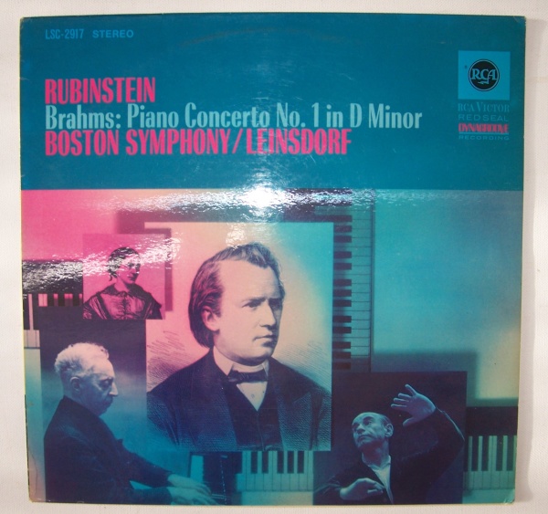 Johannes Brahms (1833-1897) • Piano Concerto No. 1 LP • Artur Rubinstein