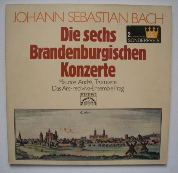 Johann Sebastian Bach (1685-1750) • Die sechs Brandenburgischen Konzerte 2 LPs