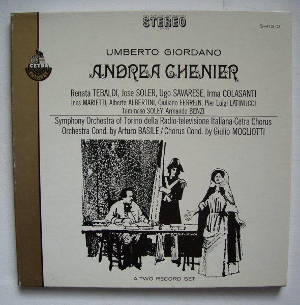 Umberto Giordano (1867-1948) • Andrea Chénier 2 LP-Box