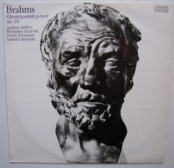 Johannes Brahms (1833-1897) • Klavierquartett G-Moll op. 25 LP