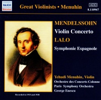 Yehudi Menuhin • Mendelssohn, Lalo, Chausson CD