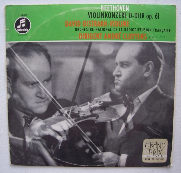 David Oistrach: Ludwig van Beethoven (1770-1827) - Violinkonzert D-Dur op. 61 LP