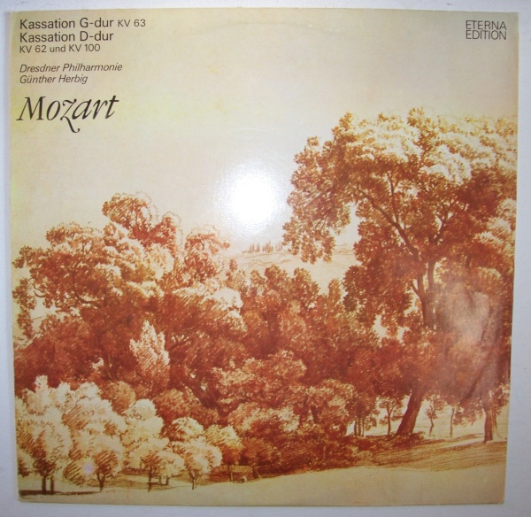 Wolfgang Amadeus Mozart (1756-1791) • Kassationen LP • Günther Herbig
