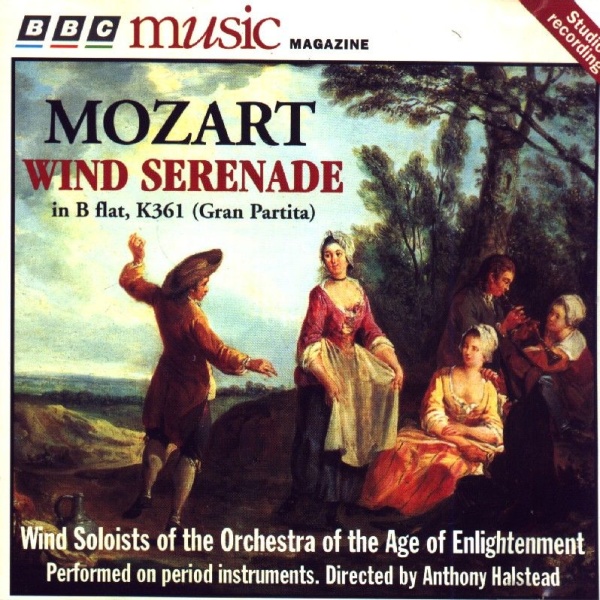 Wolfgang Amadeus Mozart (1756-1791) • Wind Serenade KV 361 (Gran Partita) CD
