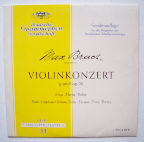 Max Bruch (1838-1920) • Violinkonzert g-moll op. 26 10" • Erica Morini