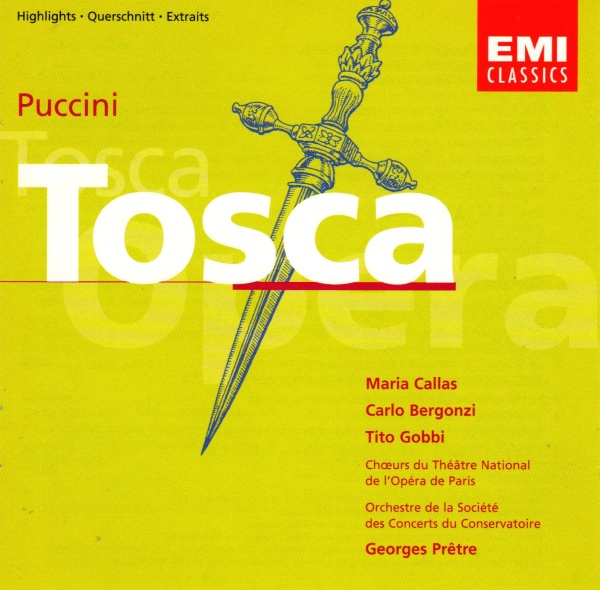 Giacomo Puccini (1858-1924) • Tosca CD • Maria Callas