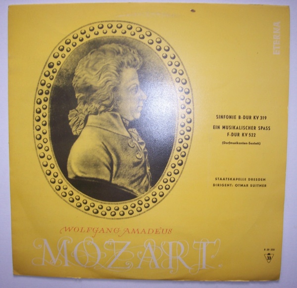 Wolfgang Amadeus Mozart (1756-1791) • Sinfonie B-Dur KV 319 LP • Otmar Suitner