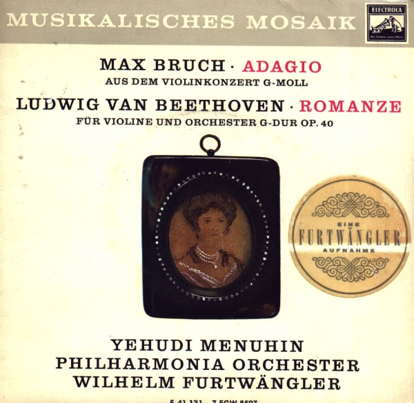 Max Bruch (1838-1920) • Adagio 7" • Yehudi Menuhin
