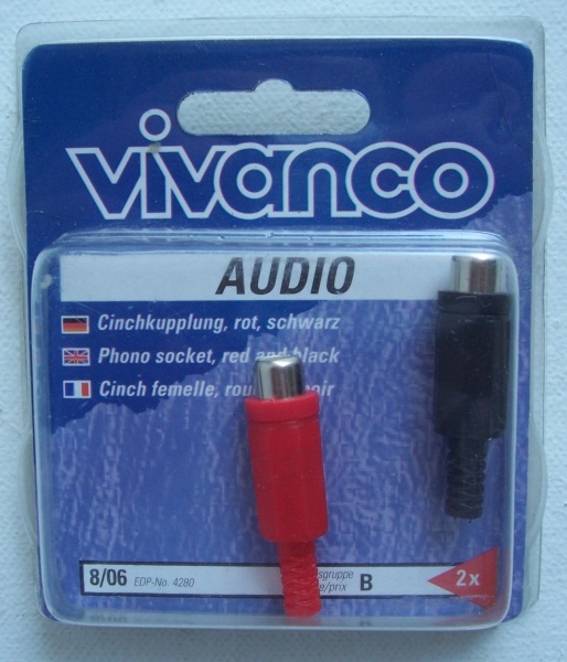 Vivanco Cinchkupplung