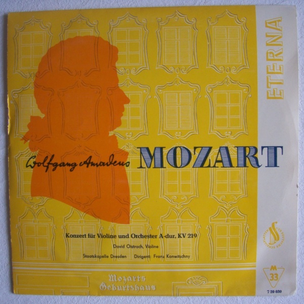 Mozart (1756-1791) • Violinkonzert A-Dur KV 219 10" • David Oistrach