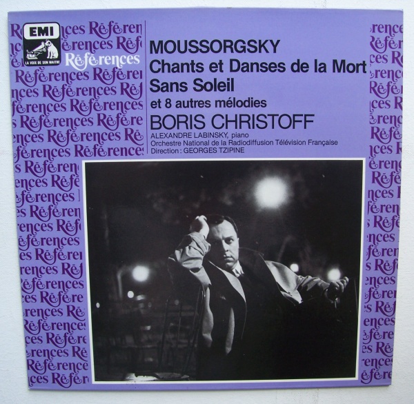 Boris Christoff: Modest Mussorgsky (1839-1881) - Chants et Danses de la Mort LP