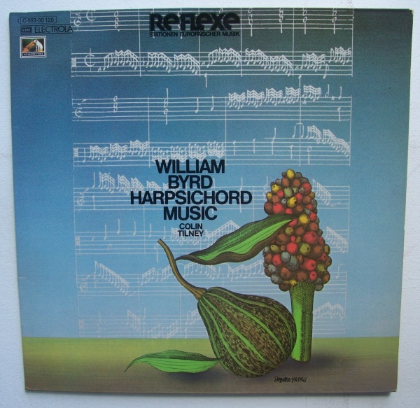 William Byrd (1543-1623) • Harpsichord Music LP • Colin Tilney
