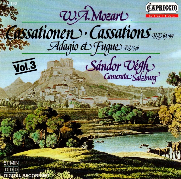 Wolfgang Amadeus Mozart (1756-1791) - Cassationen / Cassations CD - Sandor Vegh