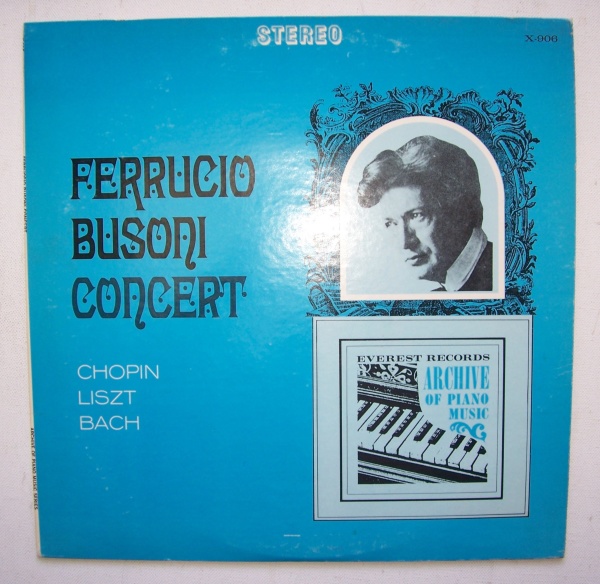 Ferruccio Busoni (1866-1924) • Concert LP
